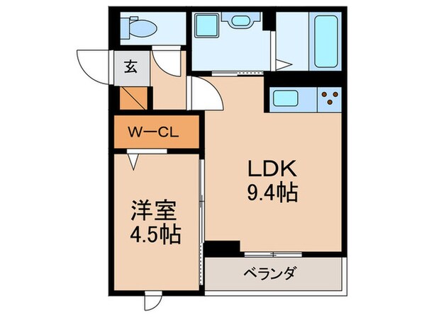 D-ROOM FIRST 大善寺駅前の物件間取画像